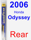 Rear Wiper Blade for 2006 Honda Odyssey - Rear