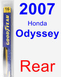 Rear Wiper Blade for 2007 Honda Odyssey - Rear