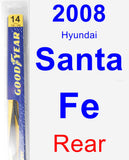 Rear Wiper Blade for 2008 Hyundai Santa Fe - Rear