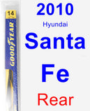 Rear Wiper Blade for 2010 Hyundai Santa Fe - Rear