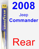 Rear Wiper Blade for 2008 Jeep Commander - Rear