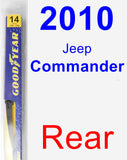 Rear Wiper Blade for 2010 Jeep Commander - Rear