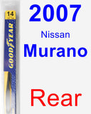 Rear Wiper Blade for 2007 Nissan Murano - Rear