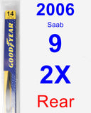 Rear Wiper Blade for 2006 Saab 9-2X - Rear
