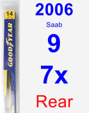 Rear Wiper Blade for 2006 Saab 9-7x - Rear