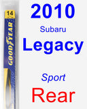 Rear Wiper Blade for 2010 Subaru Legacy - Rear