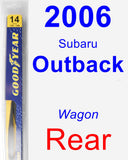 Rear Wiper Blade for 2006 Subaru Outback - Rear