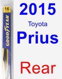 Rear Wiper Blade for 2015 Toyota Prius - Rear