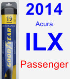 Passenger Wiper Blade for 2014 Acura ILX - Assurance