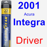 Driver Wiper Blade for 2001 Acura Integra - Assurance