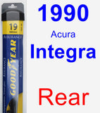 Rear Wiper Blade for 1990 Acura Integra - Assurance