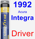Driver Wiper Blade for 1992 Acura Integra - Assurance