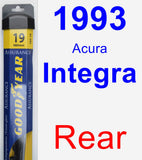 Rear Wiper Blade for 1993 Acura Integra - Assurance
