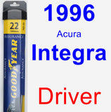 Driver Wiper Blade for 1996 Acura Integra - Assurance