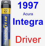 Driver Wiper Blade for 1997 Acura Integra - Assurance
