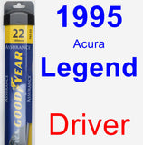 Driver Wiper Blade for 1995 Acura Legend - Assurance