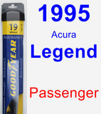 Passenger Wiper Blade for 1995 Acura Legend - Assurance