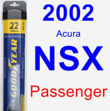 Passenger Wiper Blade for 2002 Acura NSX - Assurance