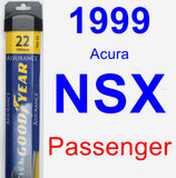 Passenger Wiper Blade for 1999 Acura NSX - Assurance