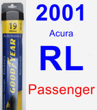 Passenger Wiper Blade for 2001 Acura RL - Assurance