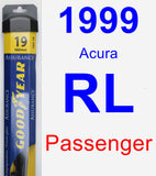 Passenger Wiper Blade for 1999 Acura RL - Assurance