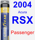 Passenger Wiper Blade for 2004 Acura RSX - Assurance