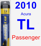 Passenger Wiper Blade for 2010 Acura TL - Assurance