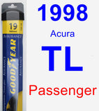 Passenger Wiper Blade for 1998 Acura TL - Assurance