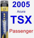 Passenger Wiper Blade for 2005 Acura TSX - Assurance