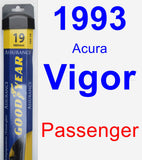 Passenger Wiper Blade for 1993 Acura Vigor - Assurance