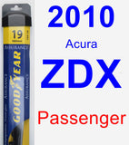 Passenger Wiper Blade for 2010 Acura ZDX - Assurance