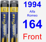 Front Wiper Blade Pack for 1994 Alfa Romeo 164 - Assurance