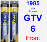 Front Wiper Blade Pack for 1985 Alfa Romeo GTV-6 - Assurance