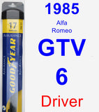 Driver Wiper Blade for 1985 Alfa Romeo GTV-6 - Assurance