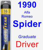 Driver Wiper Blade for 1990 Alfa Romeo Spider - Assurance
