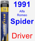 Driver Wiper Blade for 1991 Alfa Romeo Spider - Assurance