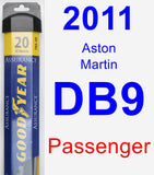 Passenger Wiper Blade for 2011 Aston Martin DB9 - Assurance