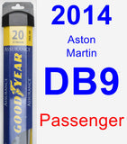 Passenger Wiper Blade for 2014 Aston Martin DB9 - Assurance