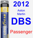Passenger Wiper Blade for 2012 Aston Martin DBS - Assurance