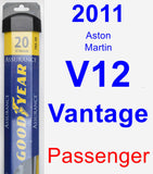Passenger Wiper Blade for 2011 Aston Martin V12 Vantage - Assurance
