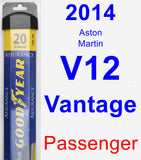 Passenger Wiper Blade for 2014 Aston Martin V12 Vantage - Assurance