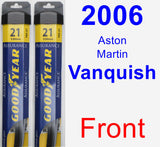 Front Wiper Blade Pack for 2006 Aston Martin Vanquish - Assurance