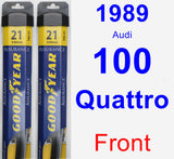 Front Wiper Blade Pack for 1989 Audi 100 Quattro - Assurance