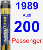 Passenger Wiper Blade for 1989 Audi 200 - Assurance
