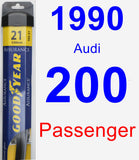 Passenger Wiper Blade for 1990 Audi 200 - Assurance