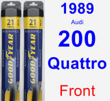 Front Wiper Blade Pack for 1989 Audi 200 Quattro - Assurance