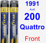 Front Wiper Blade Pack for 1991 Audi 200 Quattro - Assurance