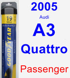 Passenger Wiper Blade for 2005 Audi A3 Quattro - Assurance