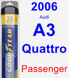 Passenger Wiper Blade for 2006 Audi A3 Quattro - Assurance