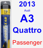 Passenger Wiper Blade for 2013 Audi A3 Quattro - Assurance